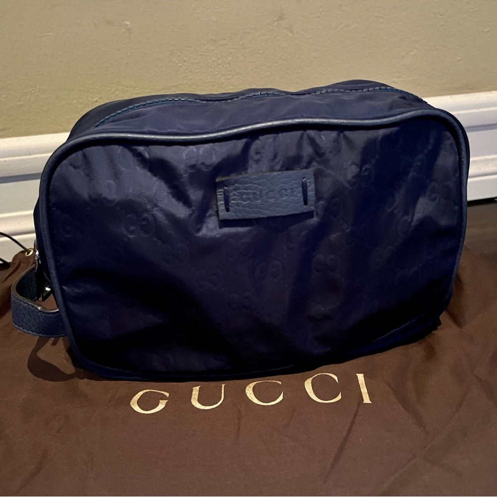 Authentic Gucci Large Cosmetic/Toiletry Bag